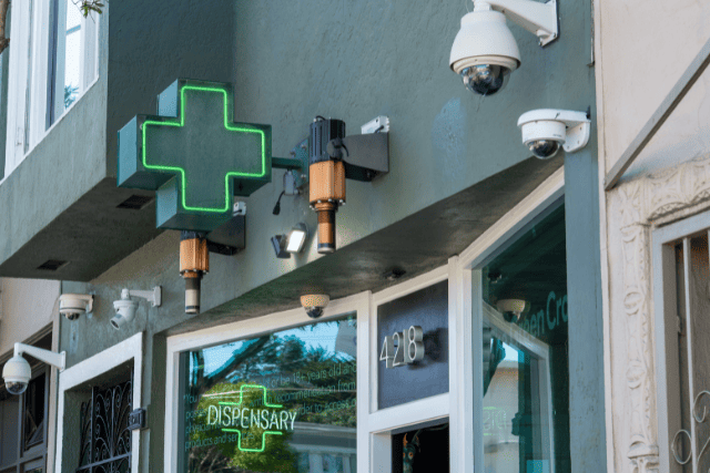 green cross for marijuana dispensary in SF CA
