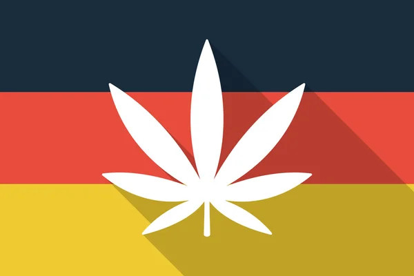 German flag with Cannabis leaf - featured image